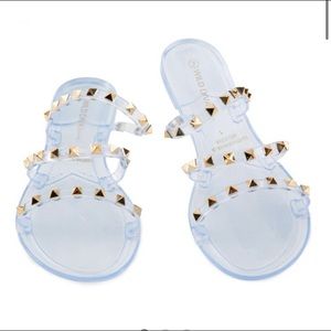 Jelly studded sandal